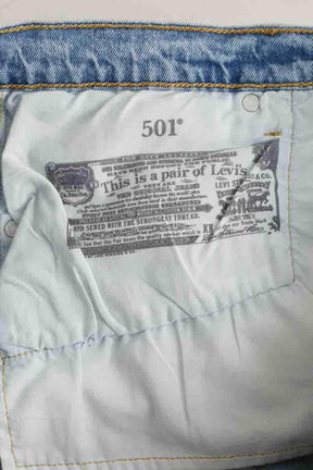 Mini short Levi's 501 Bleu en Coton