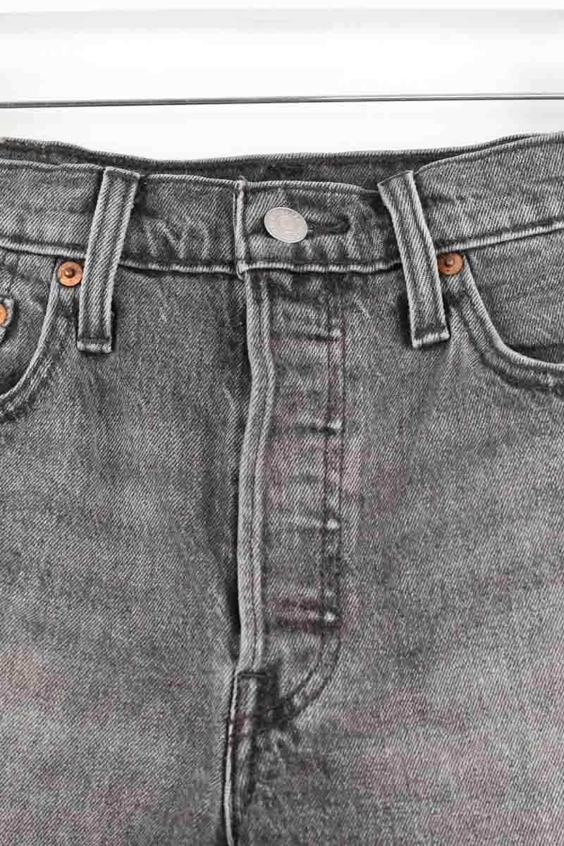 Mini short Levi's 501 Gris en Coton