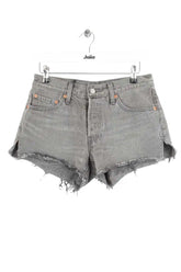Mini short Levi's 501 Gris en Coton, taille S - Seconde Main