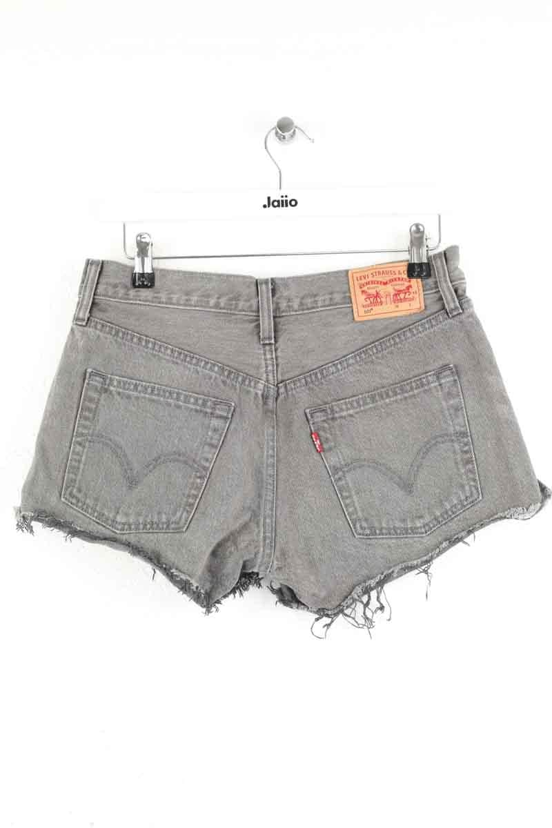 Mini short Levi's 501 Gris en Coton