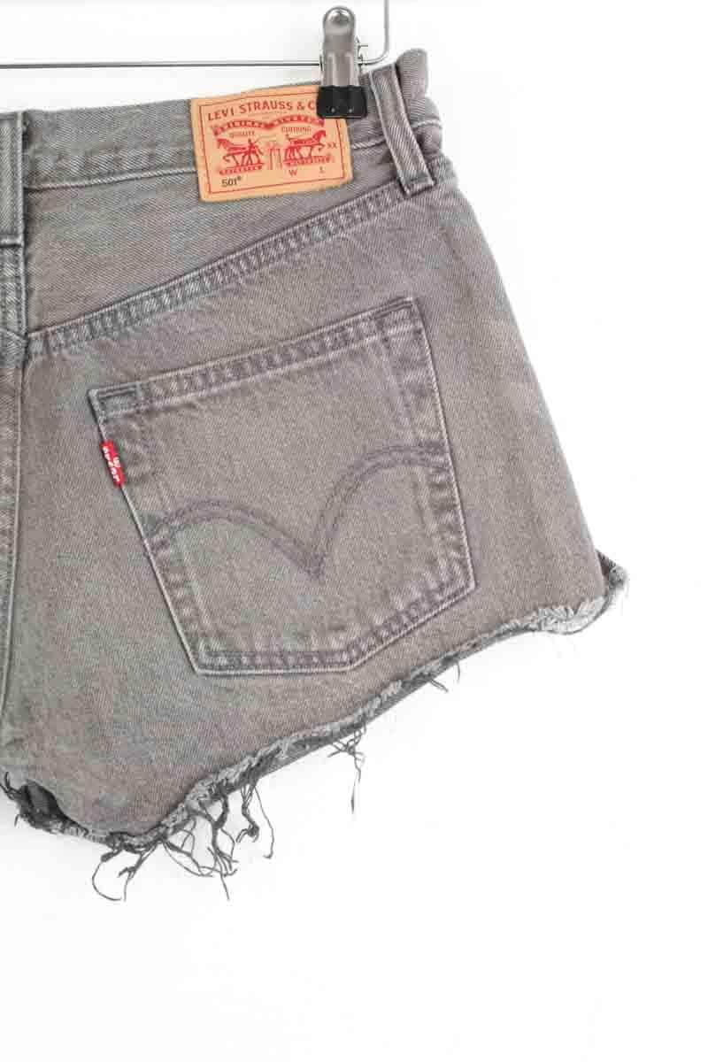 Mini short Levi's 501 Gris en Coton