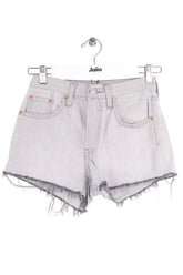 Mini short Levi's 501 Gris en Coton, taille XS - Seconde Main