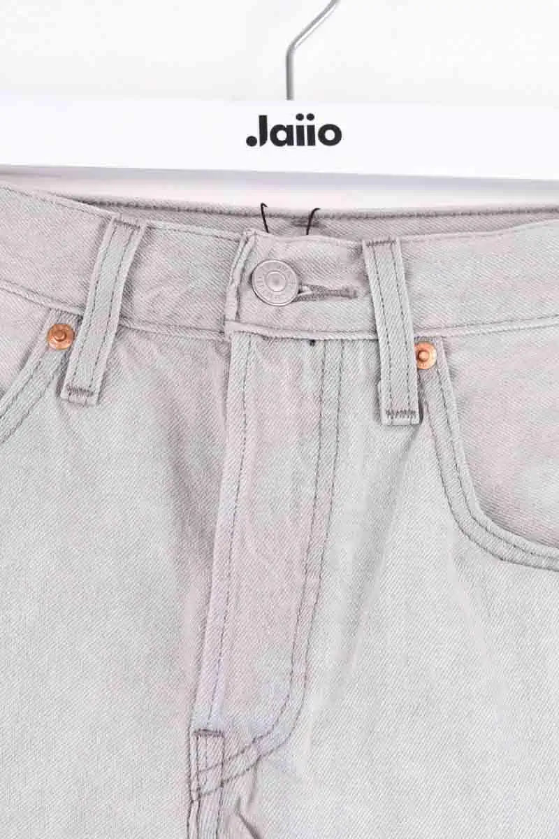Mini short Levi's 501 Gris en Coton