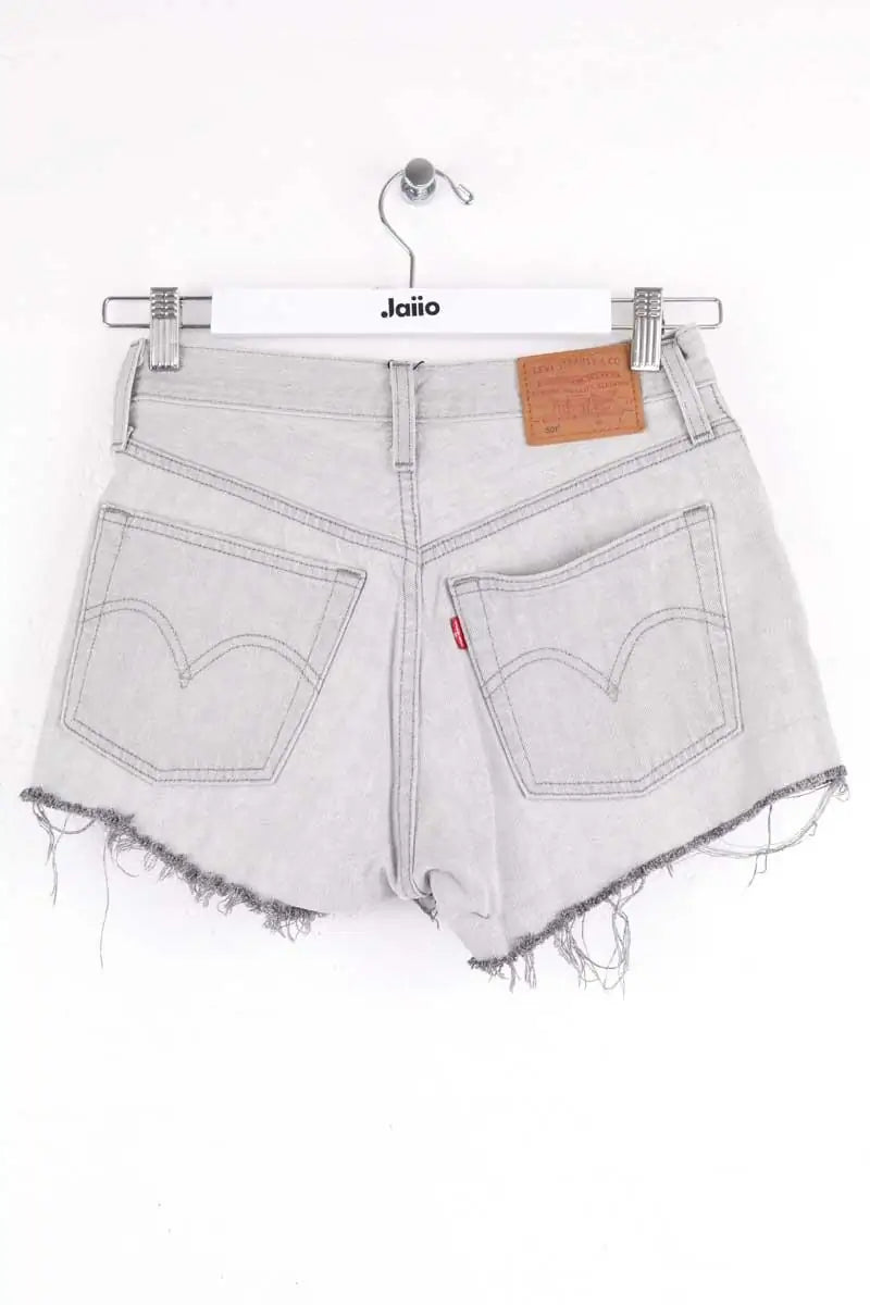 Mini short Levi's 501 Gris en Coton
