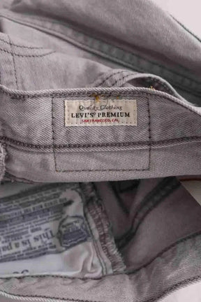 Mini short Levi's 501 Gris en Coton