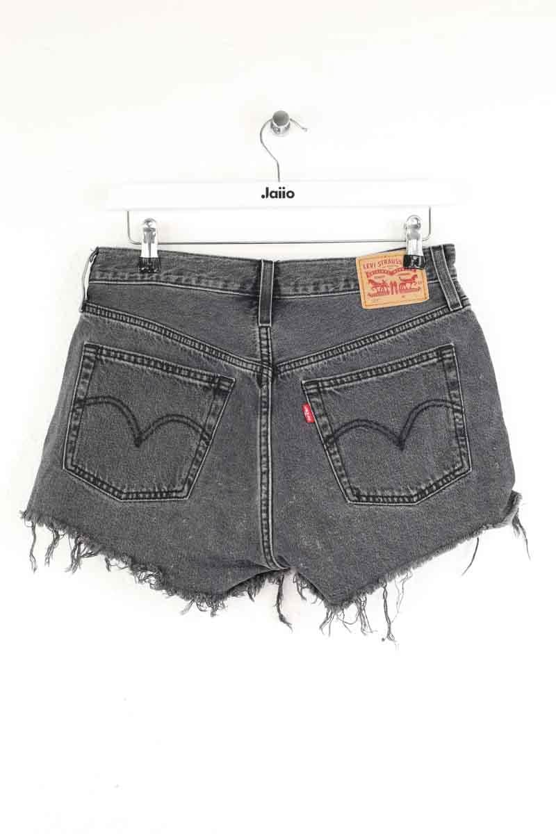 Mini short Levi's Anthracite en Coton