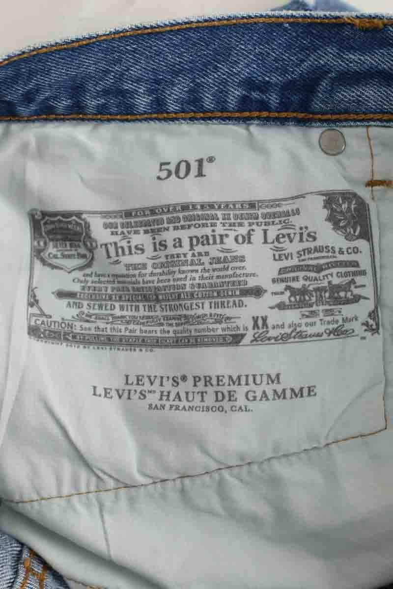 Mini short Levi's Bleu en Coton