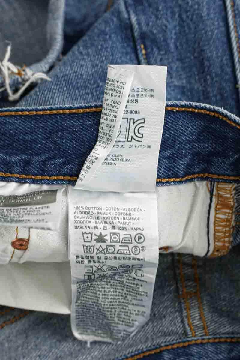 Mini short Levi's Bleu en Coton