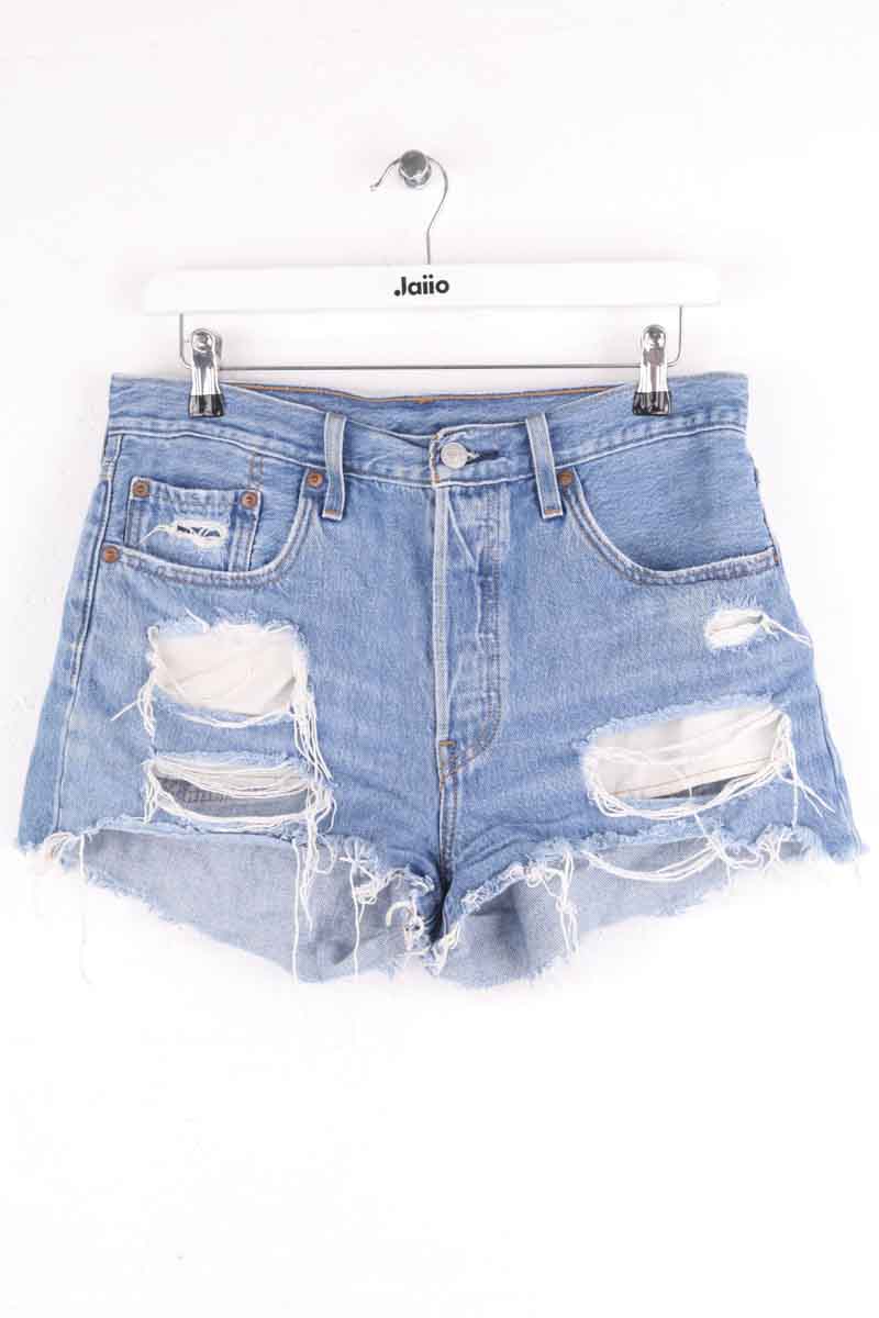 Mini short Levi's Bleu en Coton, taille M - Seconde Main