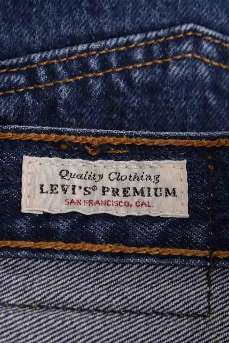 Mini short Levi's Bleu en Coton