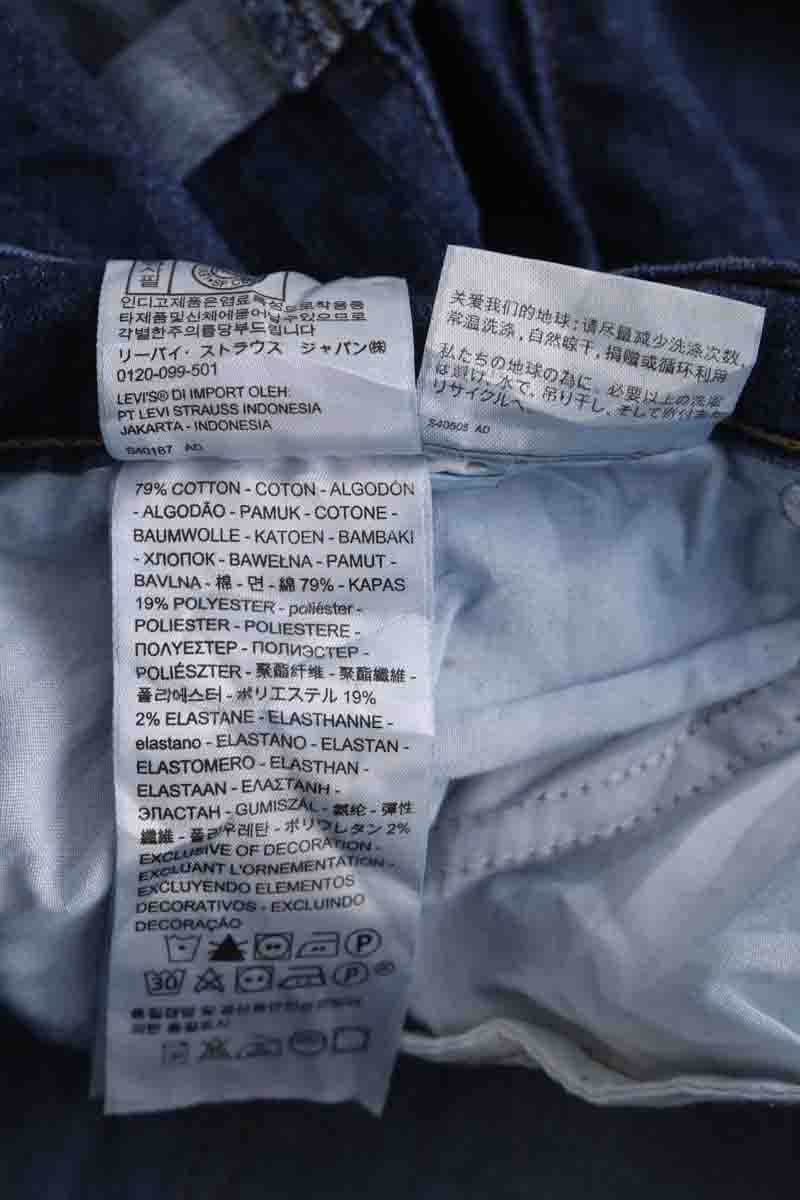Mini short Levi's Mid Length Short Bleu en Coton
