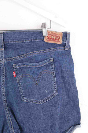 Mini short Levi's Mid Length Shorts Bleu en Coton
