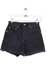 Mini short Levi's Noir en Coton, taille XS - Seconde Main