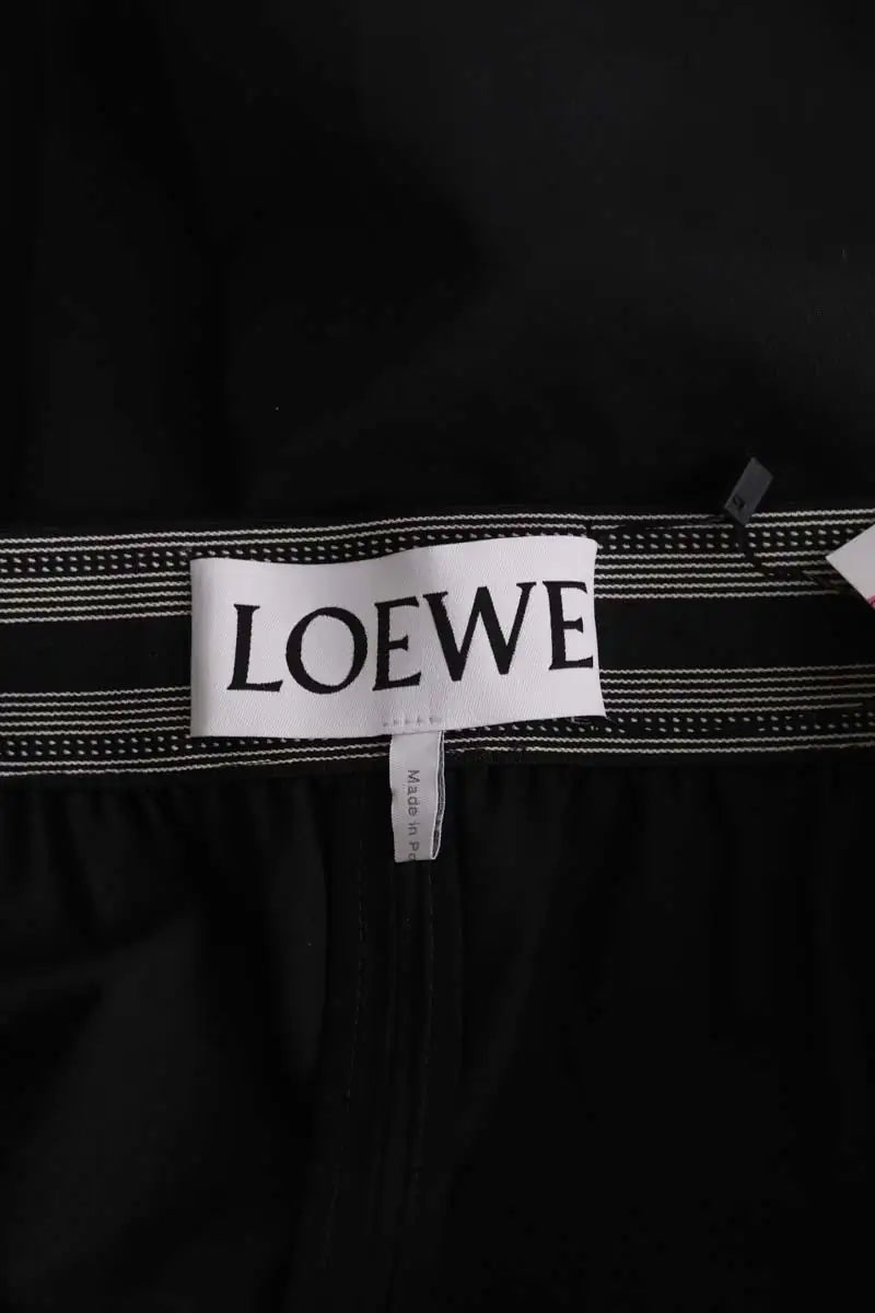 Mini short Loewe Noir en Laine