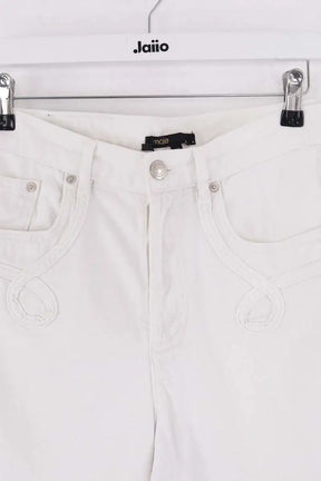 Mini short Maje Blanc en Coton
