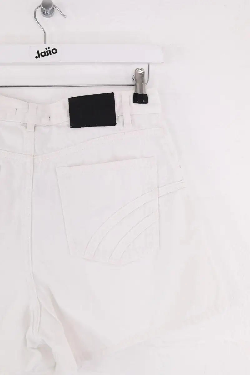 Mini short Maje Blanc en Coton