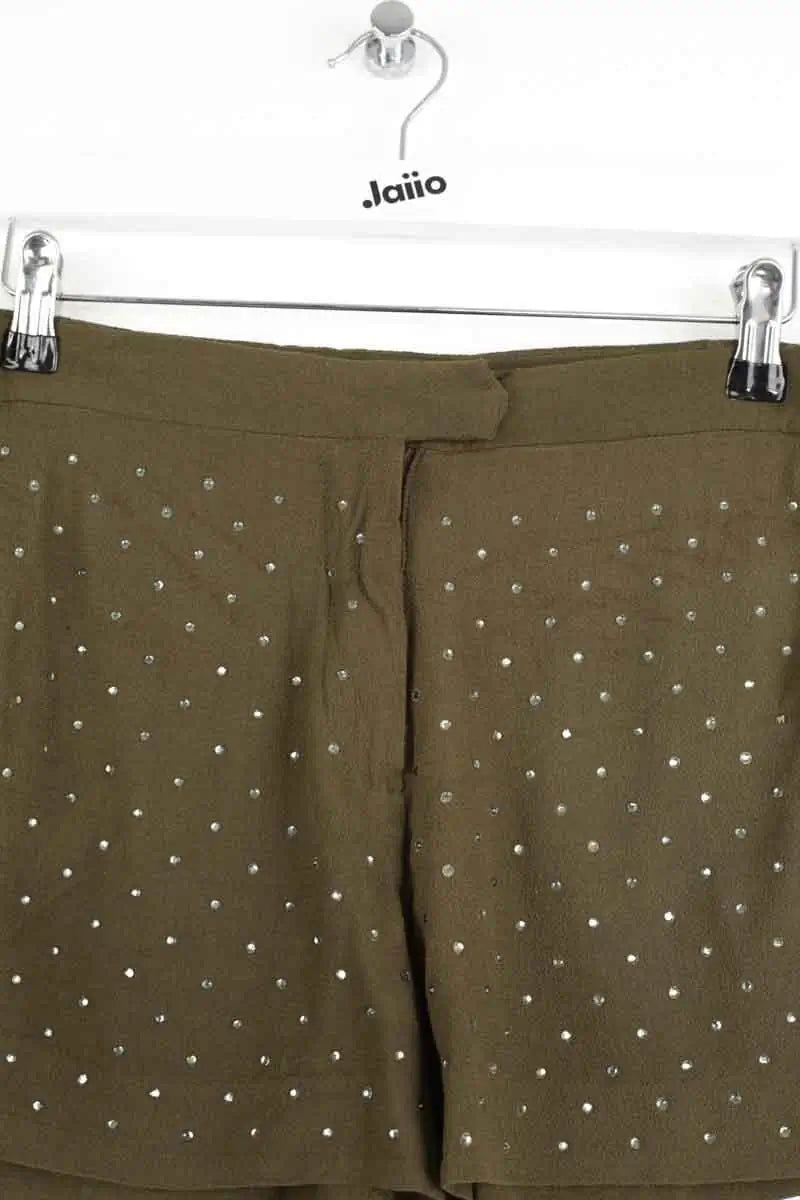 Mini short Maje Kaki en Viscose