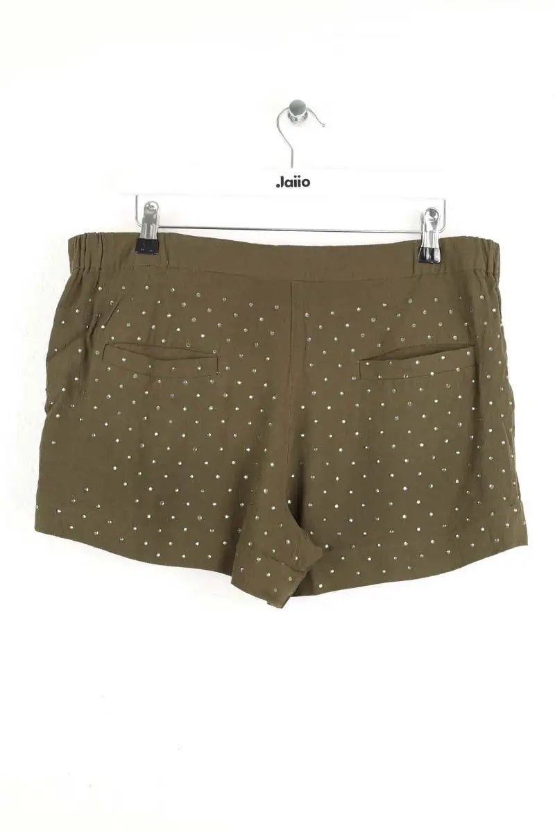 Mini short Maje Kaki en Viscose