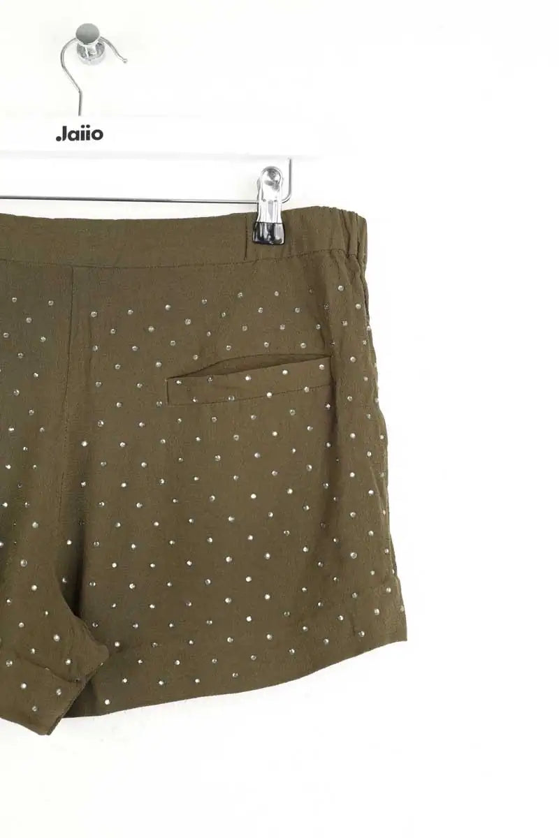 Mini short Maje Kaki en Viscose
