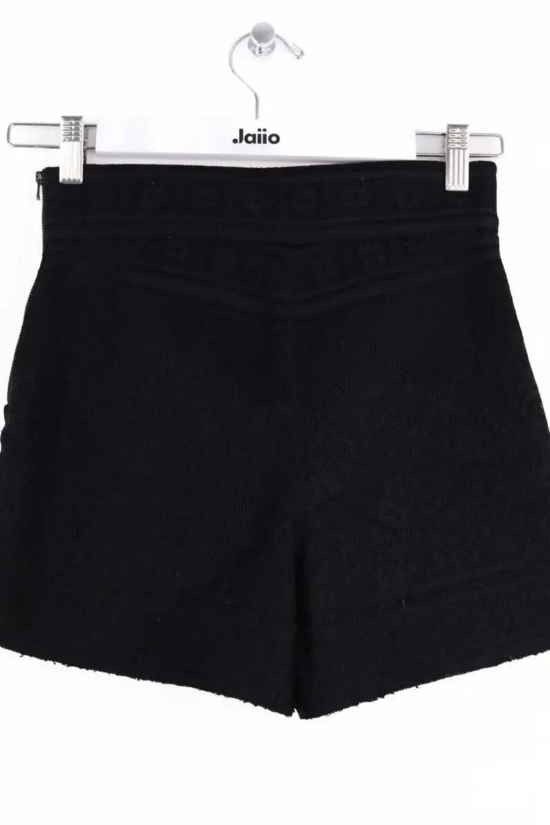 Mini short Maje Noir en Synthétique