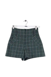 Mini short Maje Vert en Synthétique, taille XS - Seconde Main