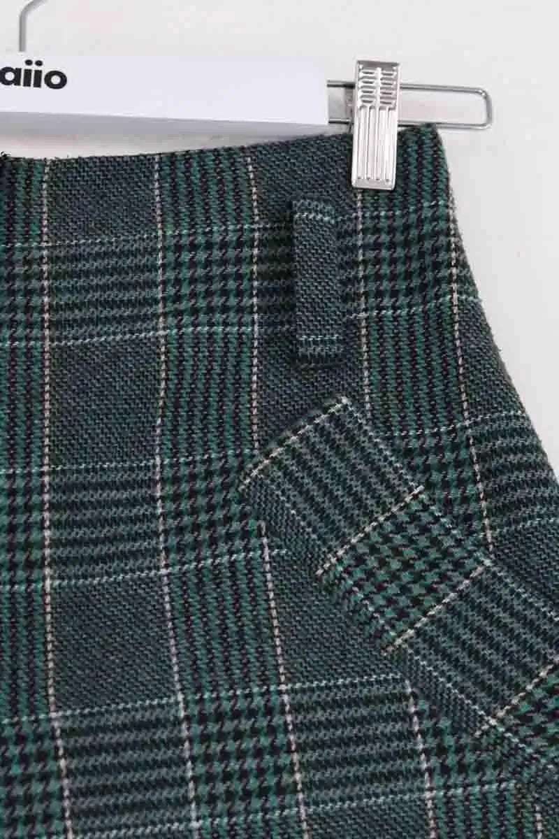 Mini short Maje Vert en Synthétique