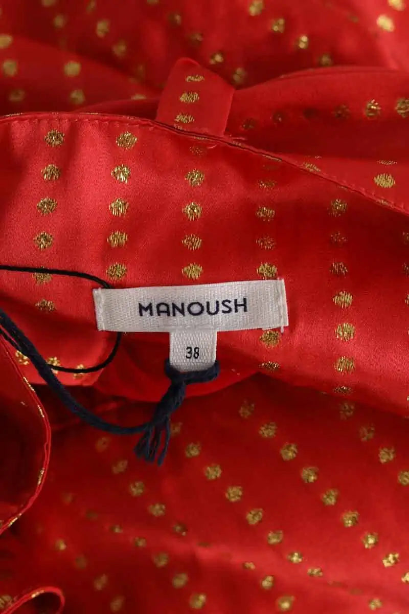 Mini short Manoush Orange en Soie