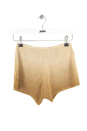 Mini short Mugler Doré en Viscose, taille M - Seconde Main