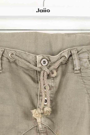 Mini short Please Kaki en Coton