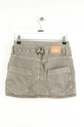 Mini short Please Kaki en Coton