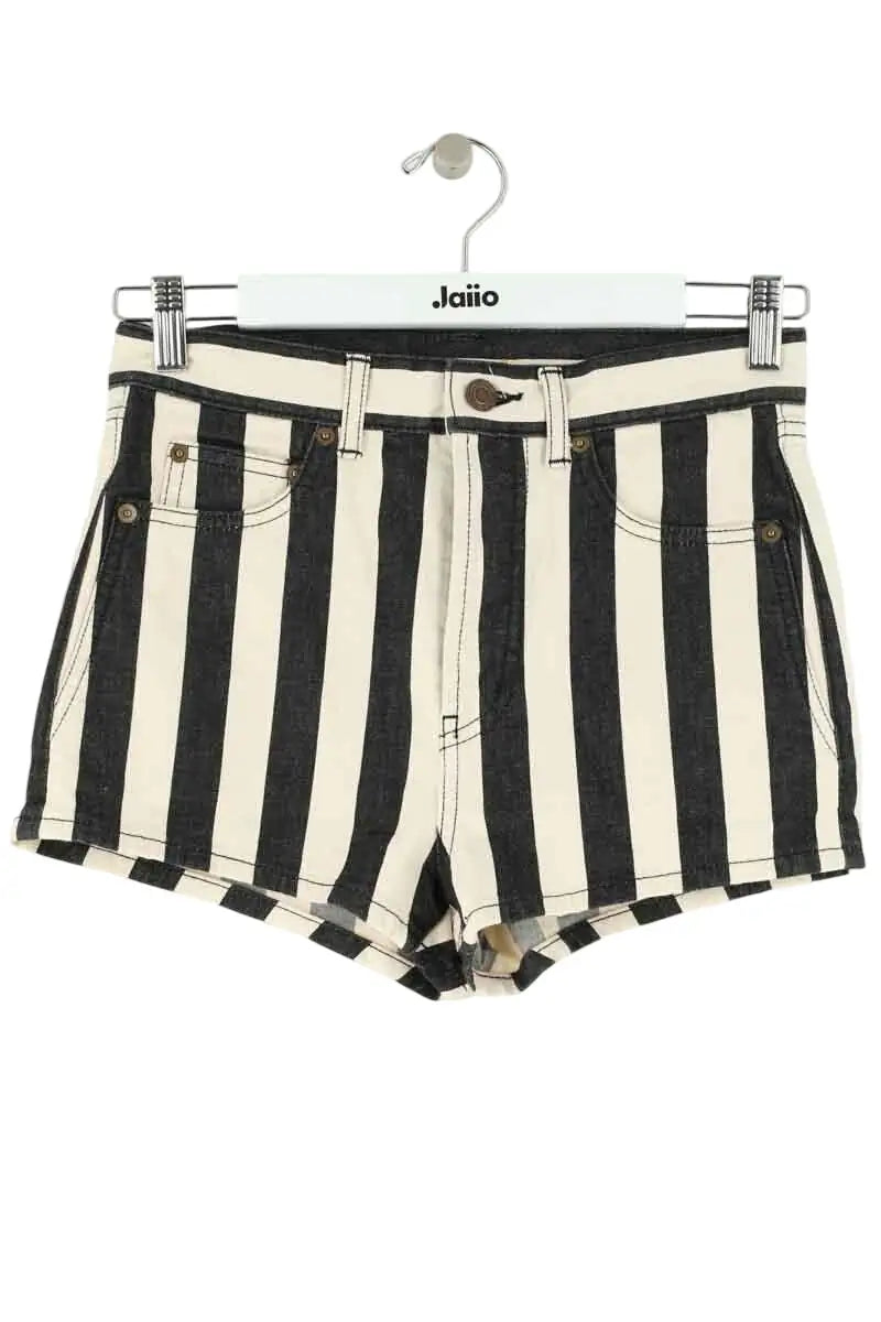 Mini short Saint Laurent Blanc en Coton, taille S - Seconde Main