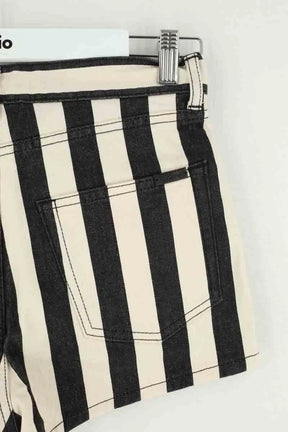Mini short Saint Laurent Blanc en Coton