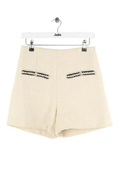 Mini short Sandro Beige en Laine, taille M - Seconde Main