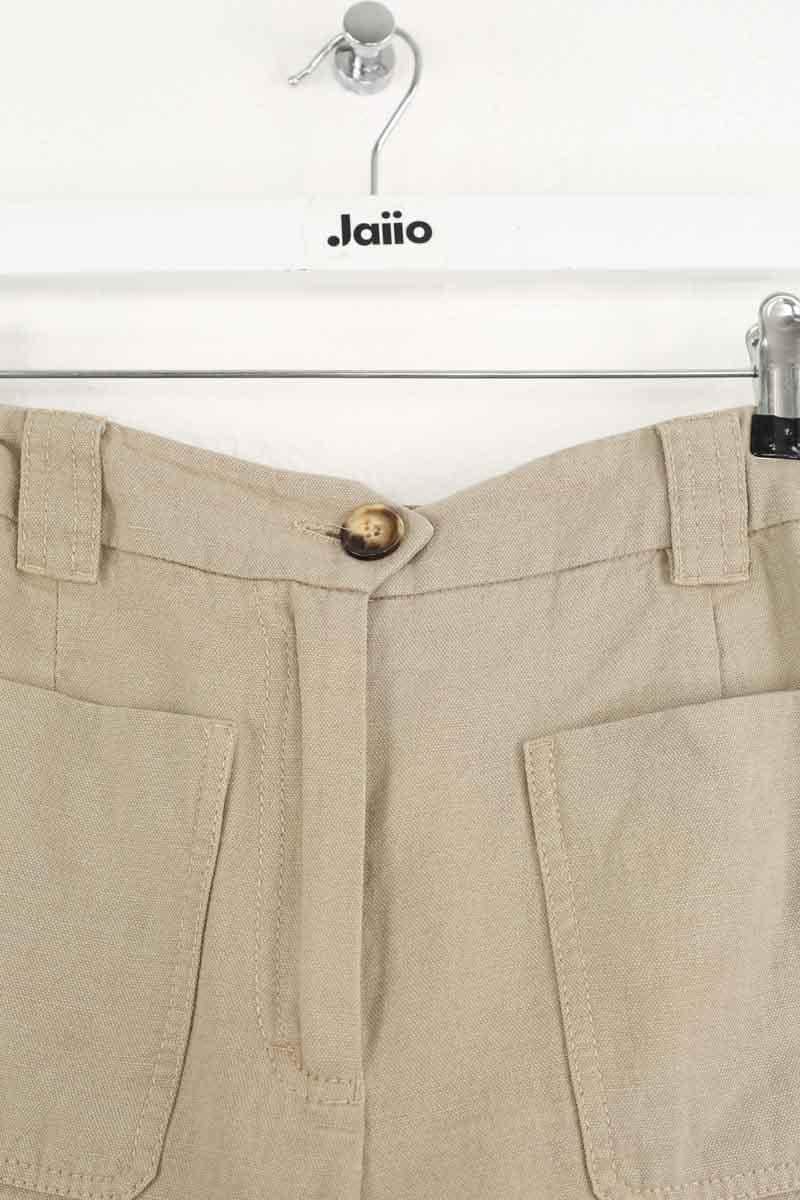 Mini short Sandro Beige en Lin