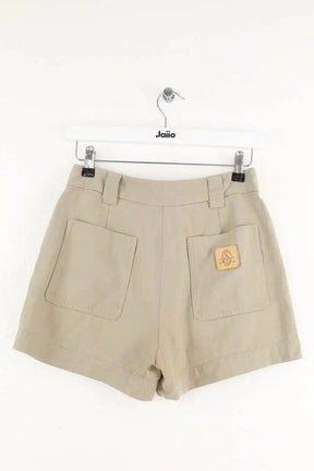 Mini short Sandro Beige en Lin