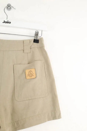 Mini short Sandro Beige en Lin