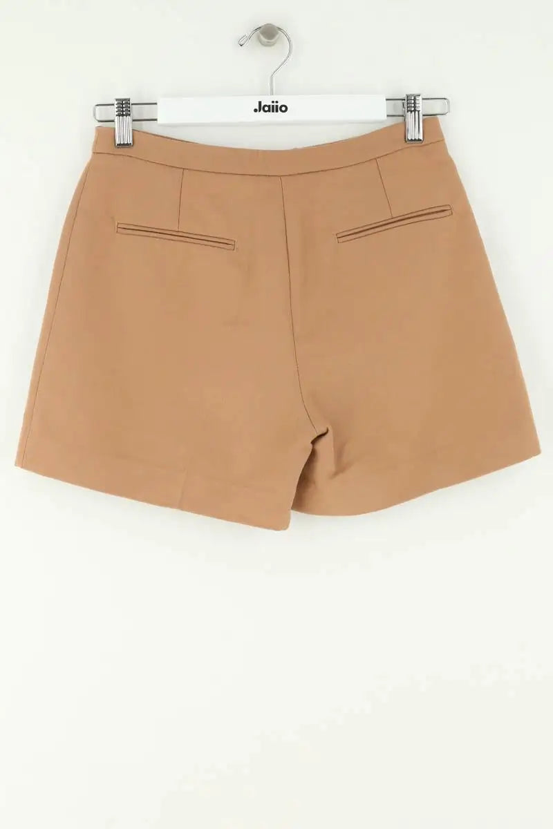 Mini short Sandro Camel en Coton