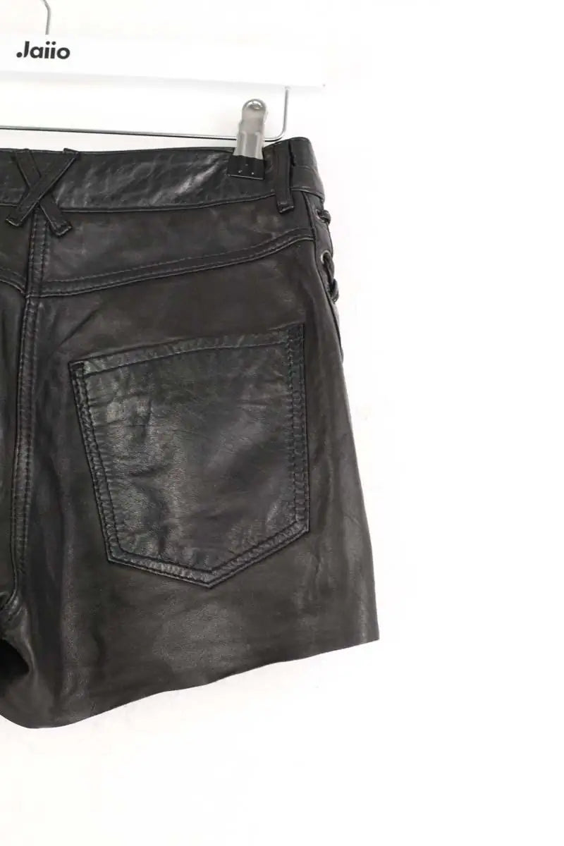 Mini short Sandro Noir en Cuir