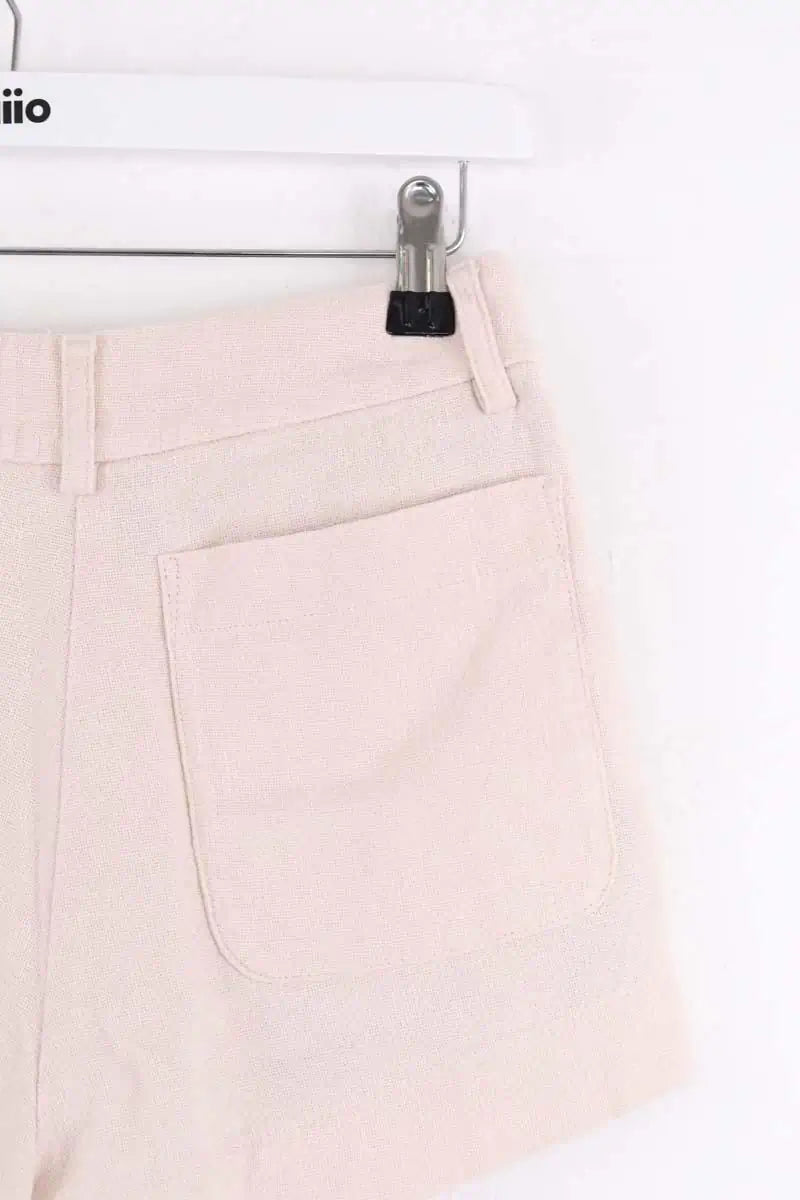 Mini short Sessun Beige en Lin