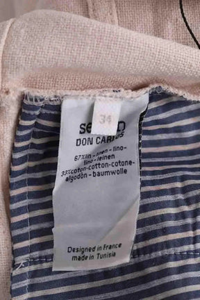 Mini short Sessun Beige en Lin