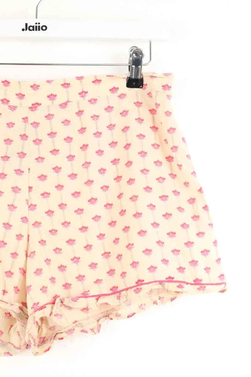 Mini short Sézane Beige en Coton
