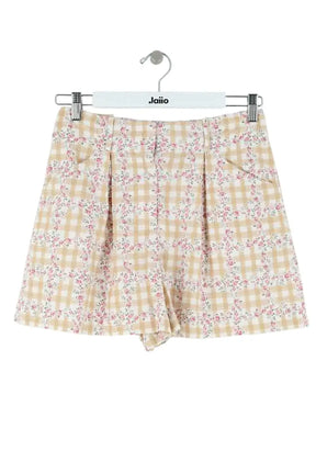 Mini short Sézane Beige en Lin, taille S - Seconde Main