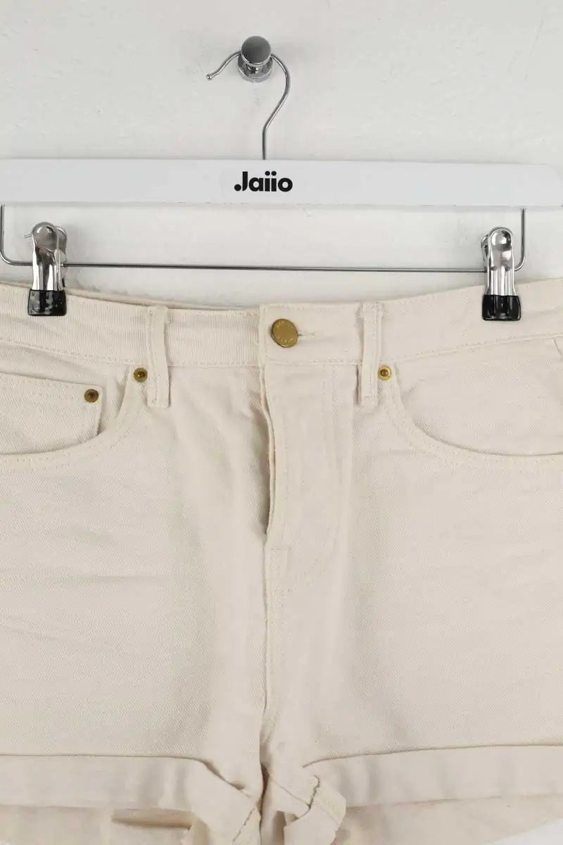 Mini short Sézane Blanc en Coton