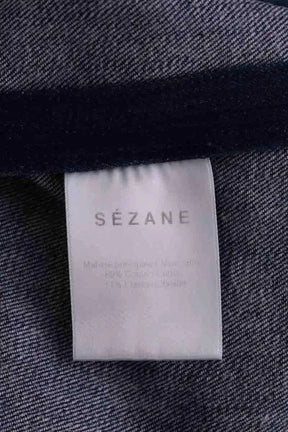 Mini short Sézane Bleu en Coton