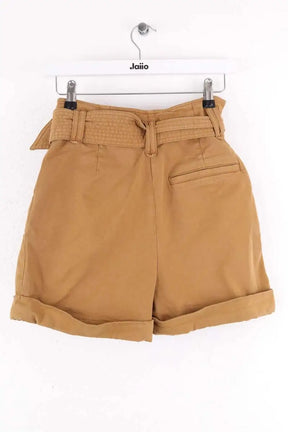 Mini short Sézane Camel en Coton