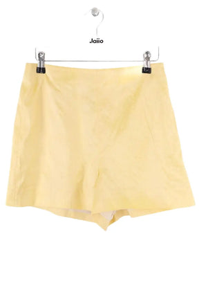 Mini short Sézane Jaune en Lin, taille S - Seconde Main
