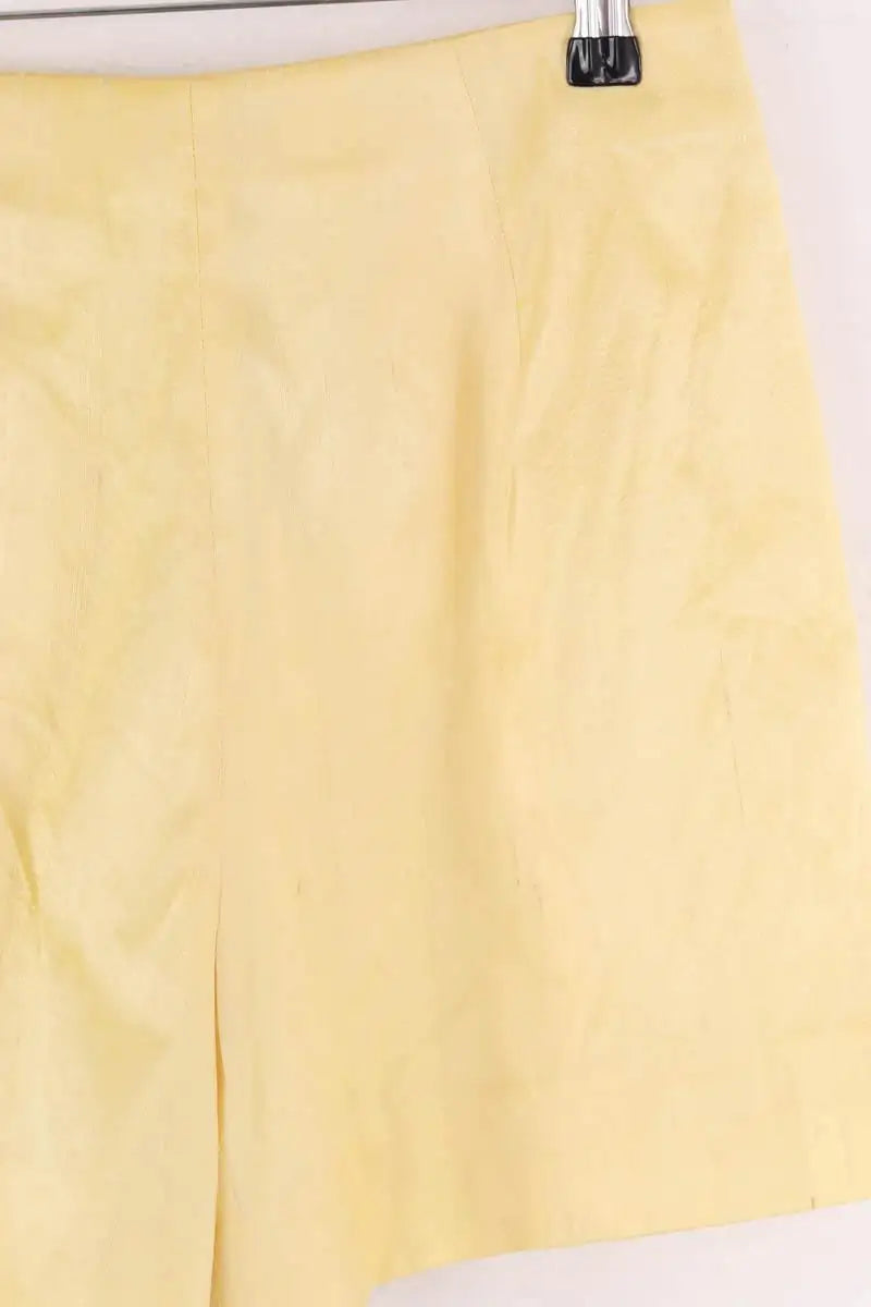 Mini short Sézane Jaune en Lin