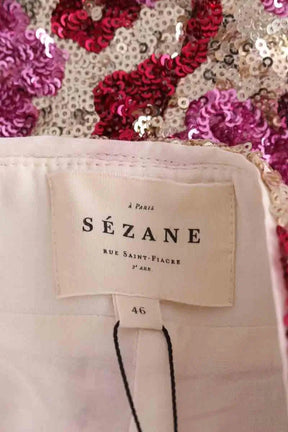Mini short Sézane Rose en Paillettes