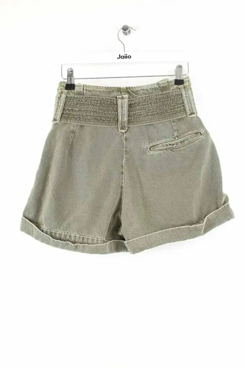 Mini short Sézane Vert en Coton
