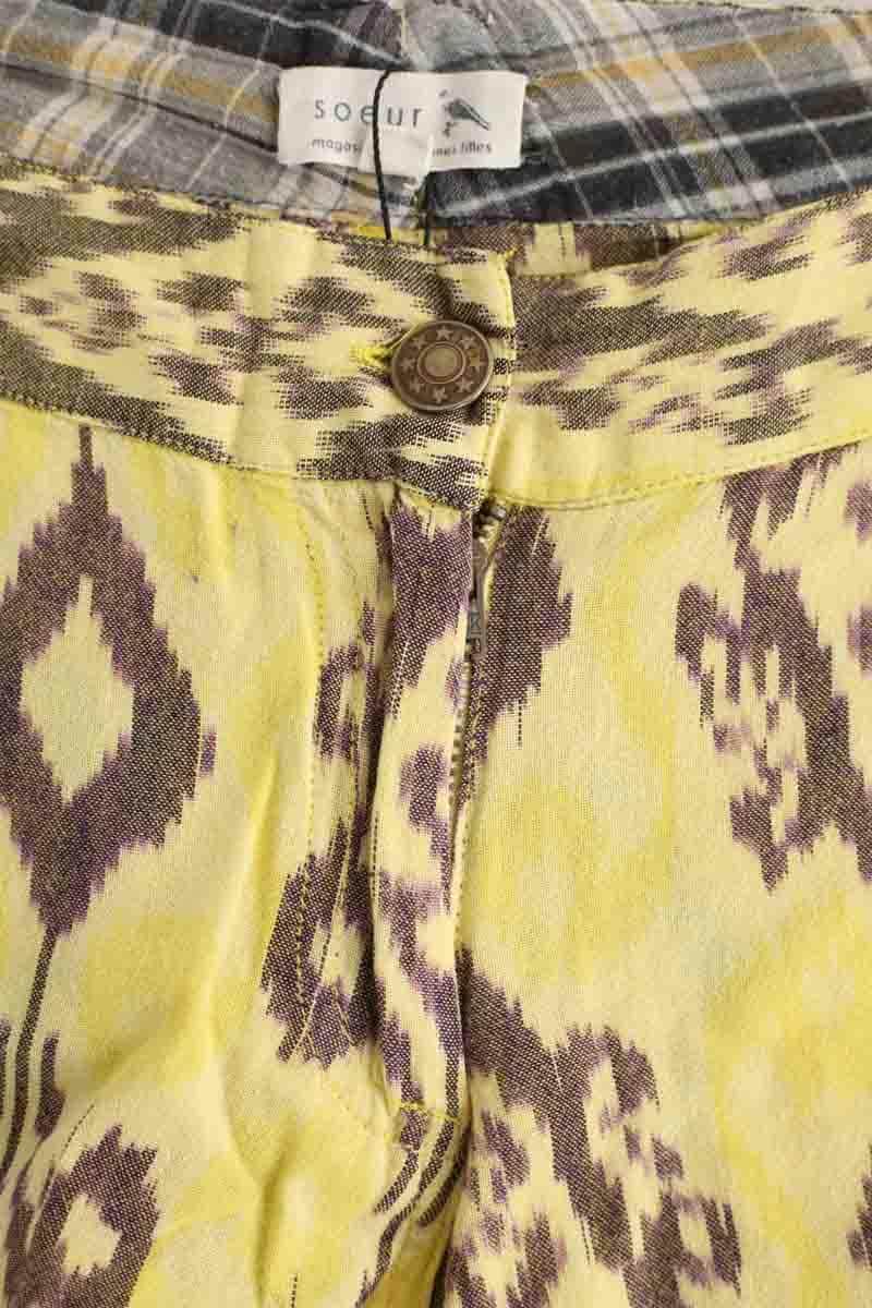 Mini short Soeur Jaune en Coton